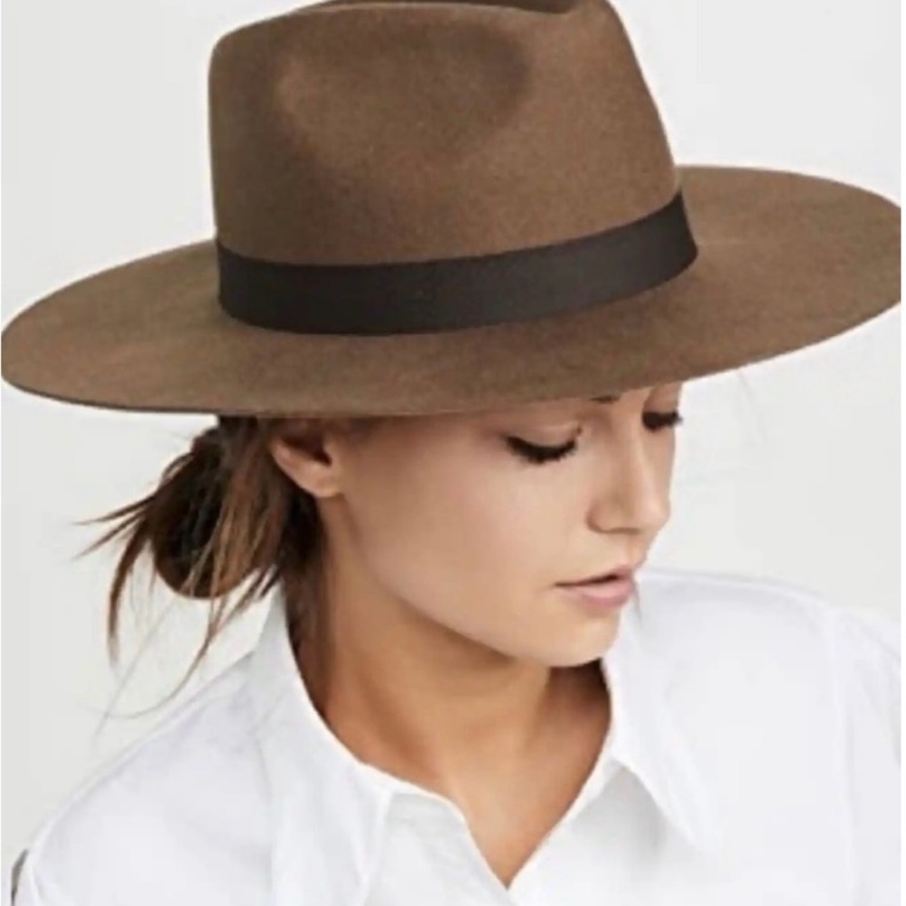 Biltmore for Madewell Brown Wide-Brim Hat